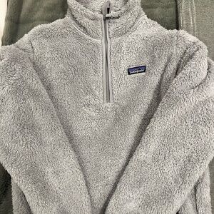 Patagonia Light Gray Fleece Jacket Los Gatos small